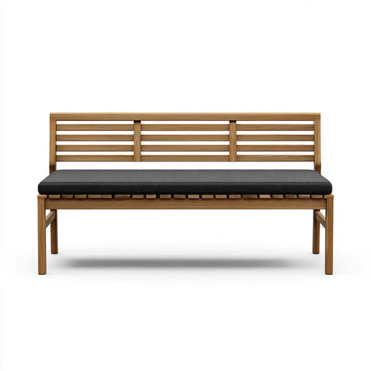 Ławka ogrodowa 3-osobowa Brązowy czarny z litego drewna akacjowego 180 x 65 x 90 cm